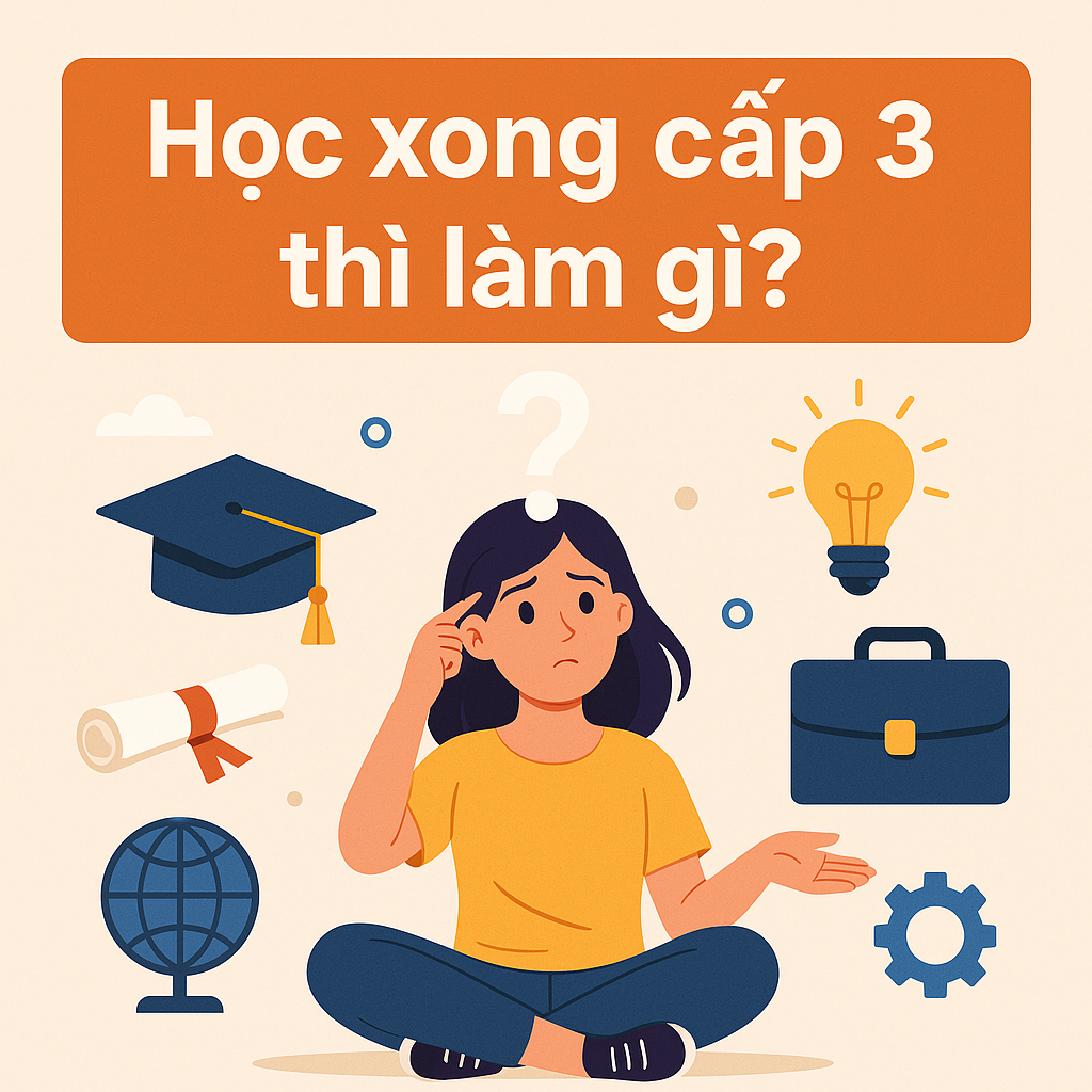 Học xong cấp 3 thì làm gì? 7 hướng đi giúp bạn tìm thấy con đường đúng đắn cho tương lai