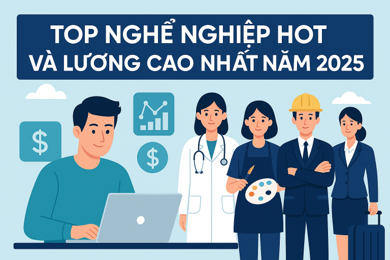 Top Nghề Nghiệp Hot Và Lương Cao Nhất Năm 2025: Cơ Hội Dẫn Đầu Thị Trường Lao Động